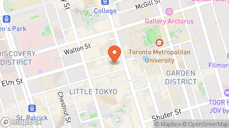 Map showing location of Value Village