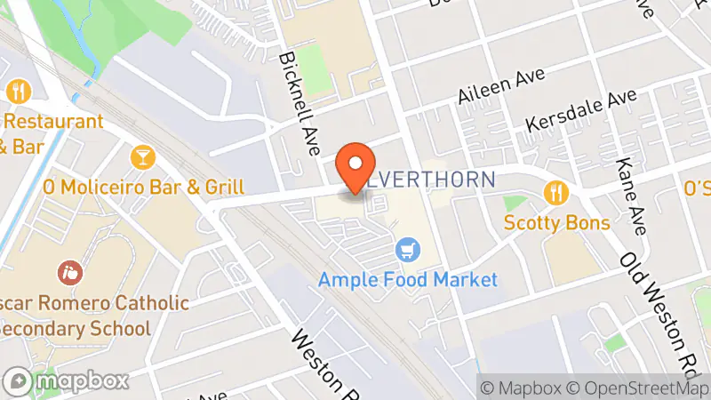 Map showing location of Value Village