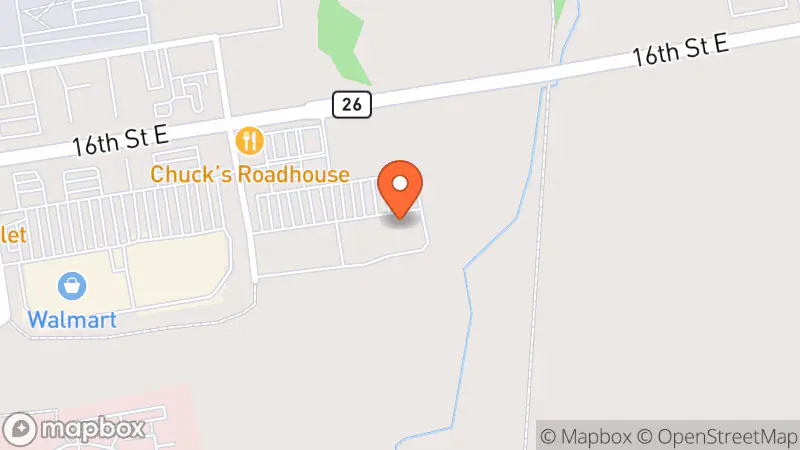 Map showing location of Value Village