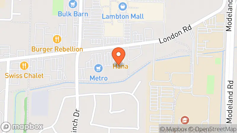 Map showing location of Value Village