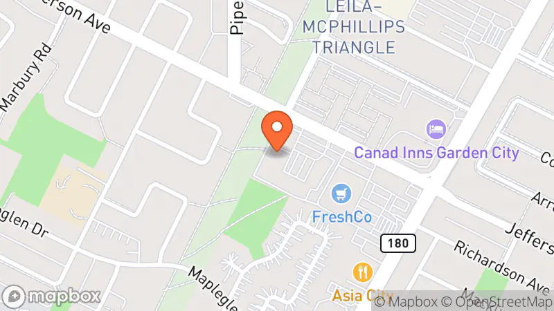 Map showing location of Value Village
