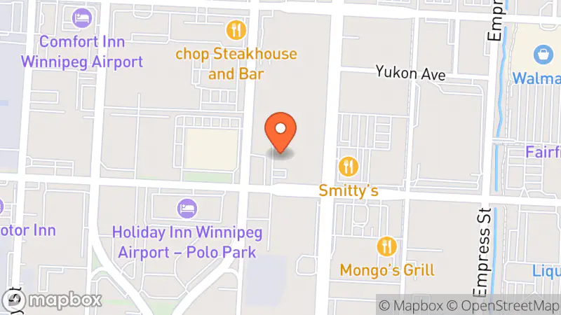 Map showing location of Value Village