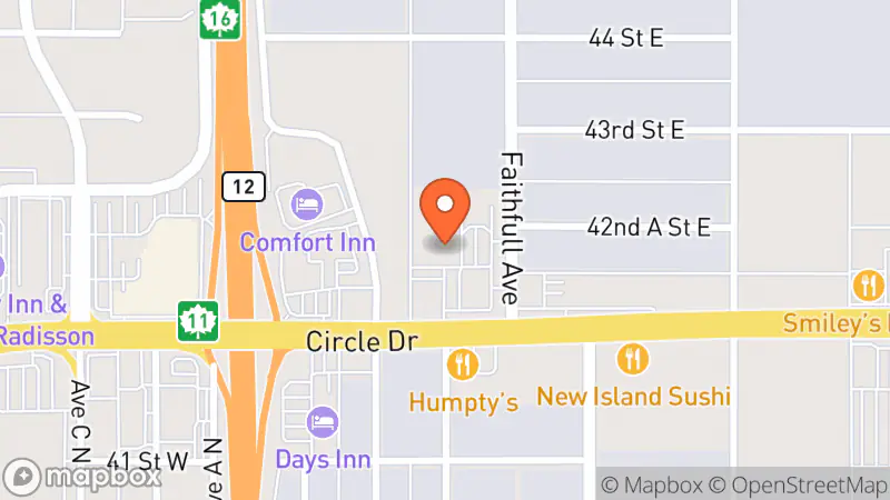 Map showing location of Value Village