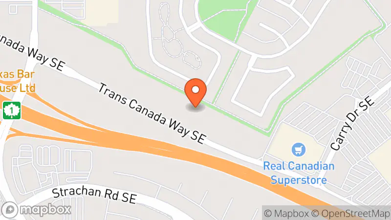 Map showing location of Value Village