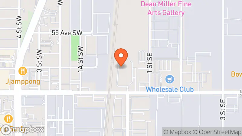 Map showing location of Value Village