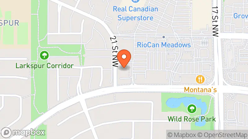 Map showing location of Value Village