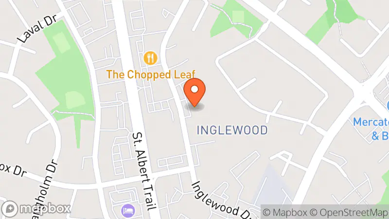 Map showing location of Value Village