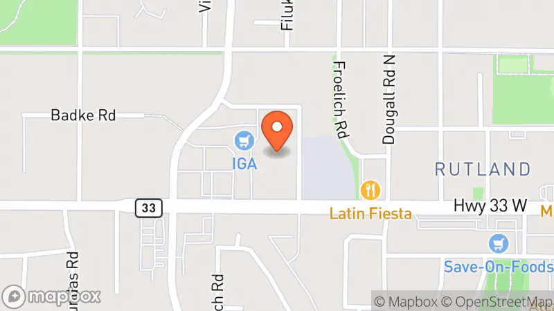 Map showing location of Value Village