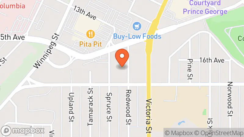 Map showing location of Value Village