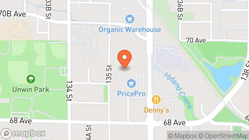 Map showing location of Value Village