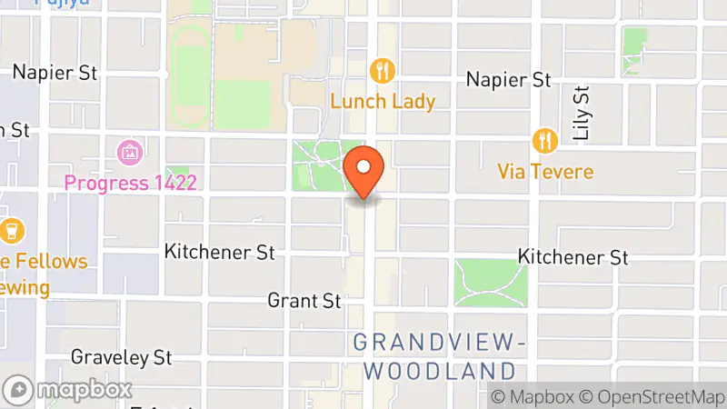 Map showing location of Velveteen Vintage