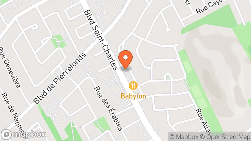 Map showing location of Vente de Garage-a-Rama