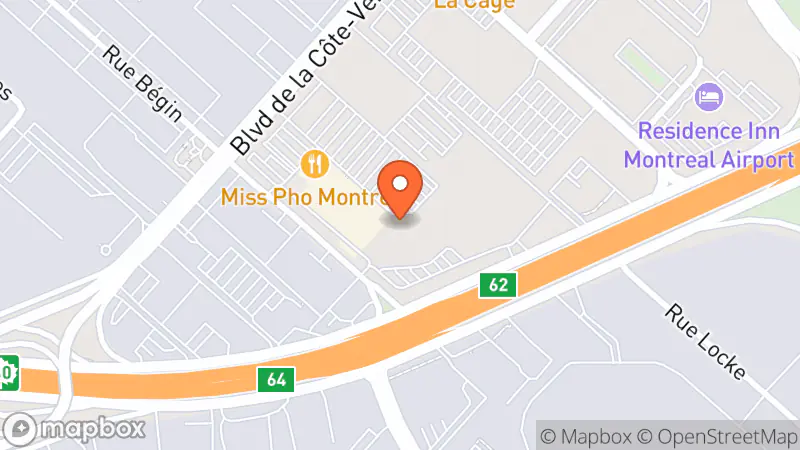 Map showing location of Village des Valeurs