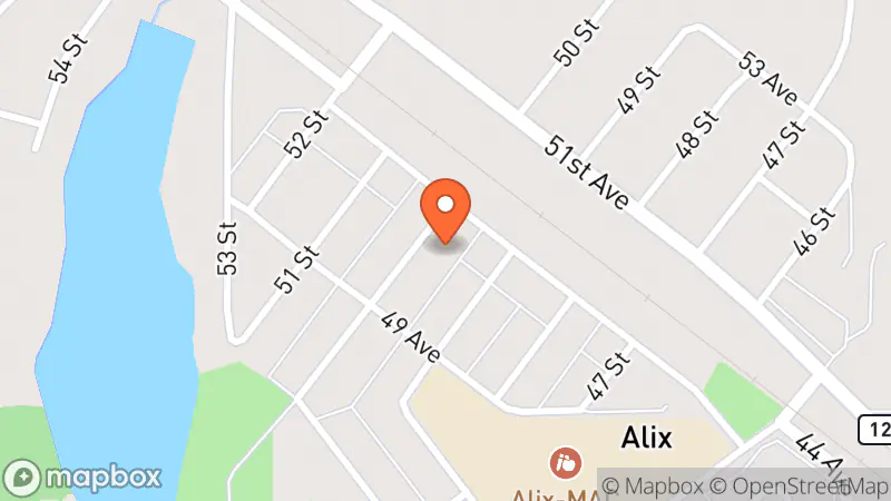 Map showing location of Village Shoppe