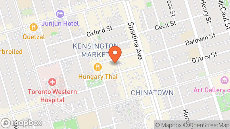 Map showing location of Vintage Depot