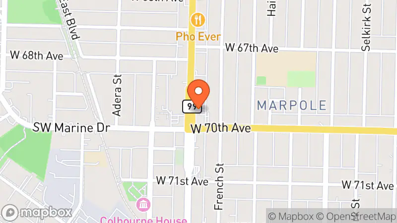 Map showing location of Wear Next