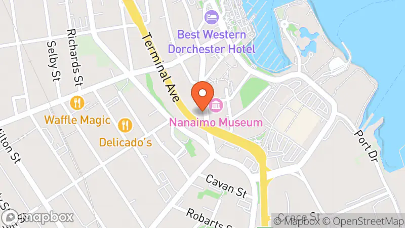 Map showing location of Well Read Books