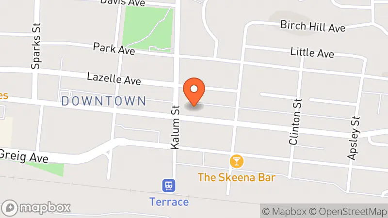 Map showing location of What's In Store Terrace