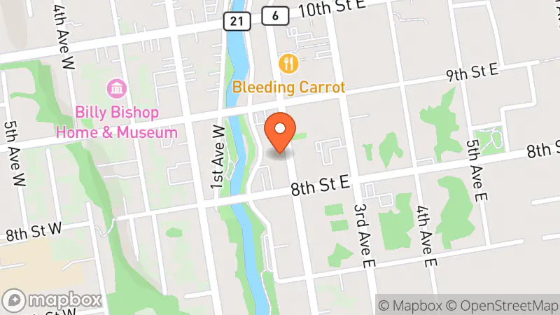 Map showing location of Wild Flowers Consignment Boutique