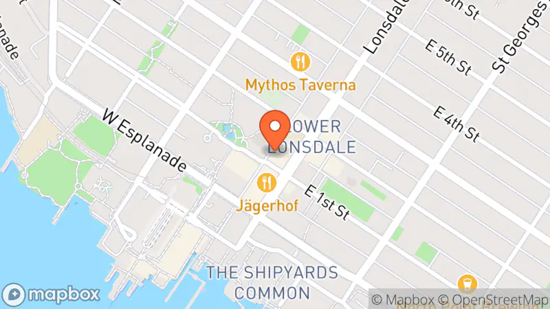 Map showing location of Wild Honey Goods