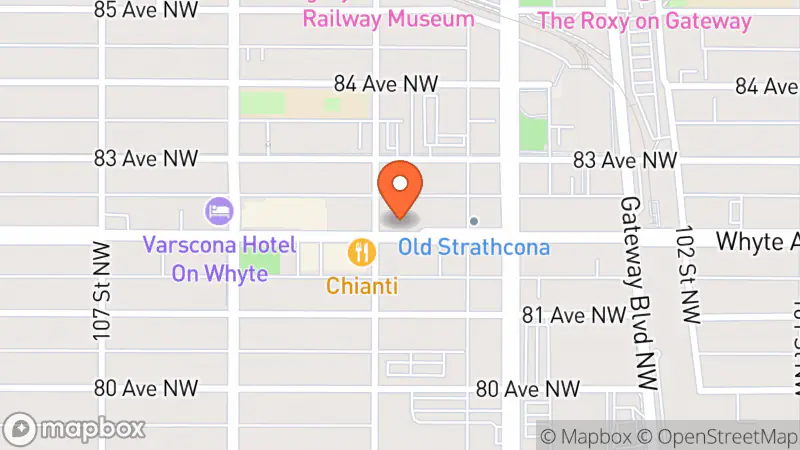 Map showing location of Wildrose Vintage