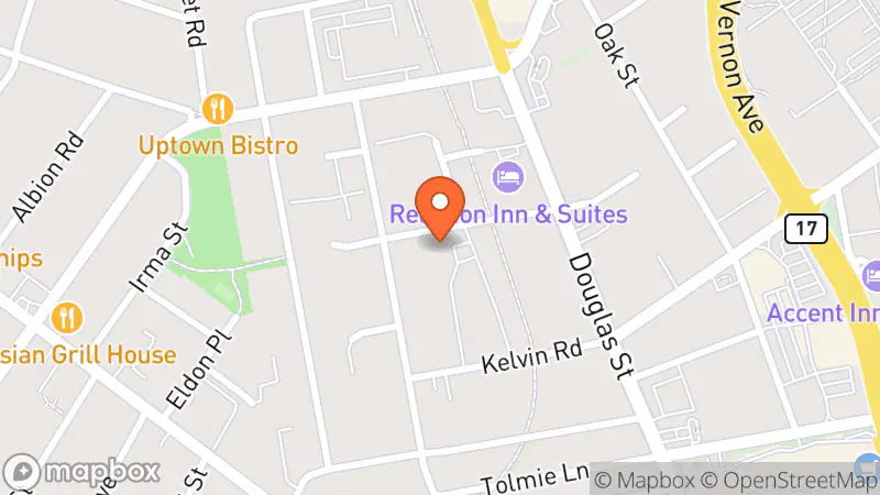 Map showing location of WIN Donation Centre