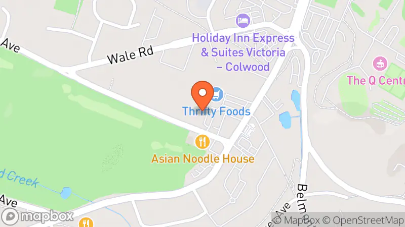 Map showing location of WIN Resale Shop - WestShore