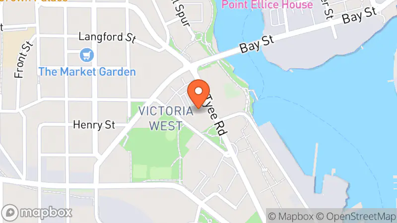 Map showing location of WIN Resale Shop - Westside