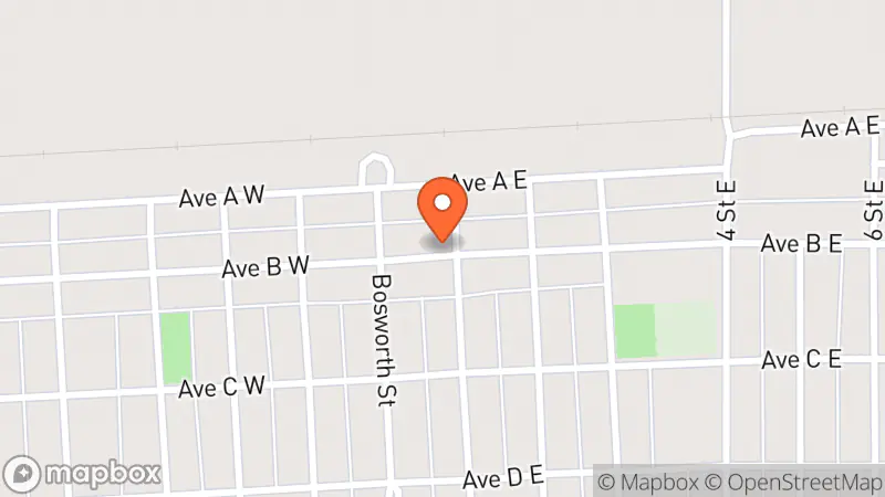 Map showing location of Wynyard Sleipnir Thrift Store