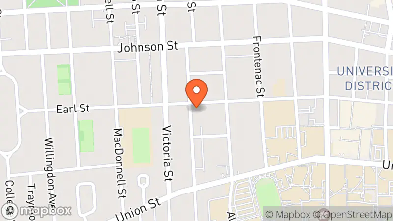 Map showing location of YGK studios