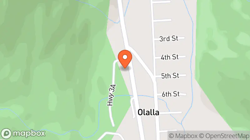 Map showing location of Zacks Town Trader