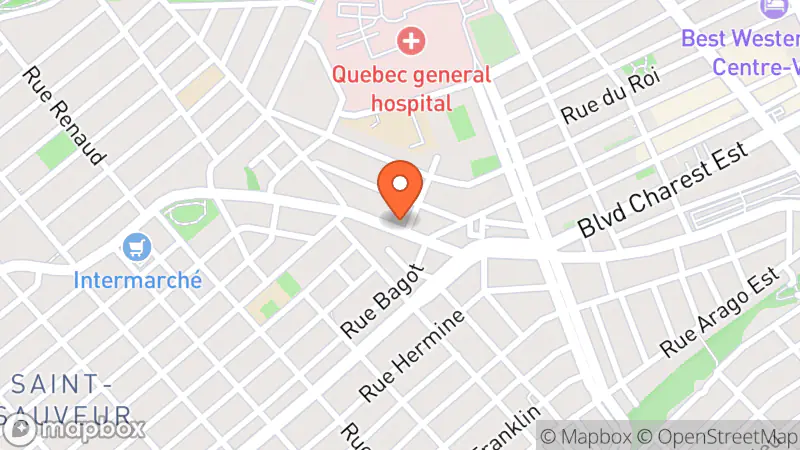 Map showing location of Zozo et Arty